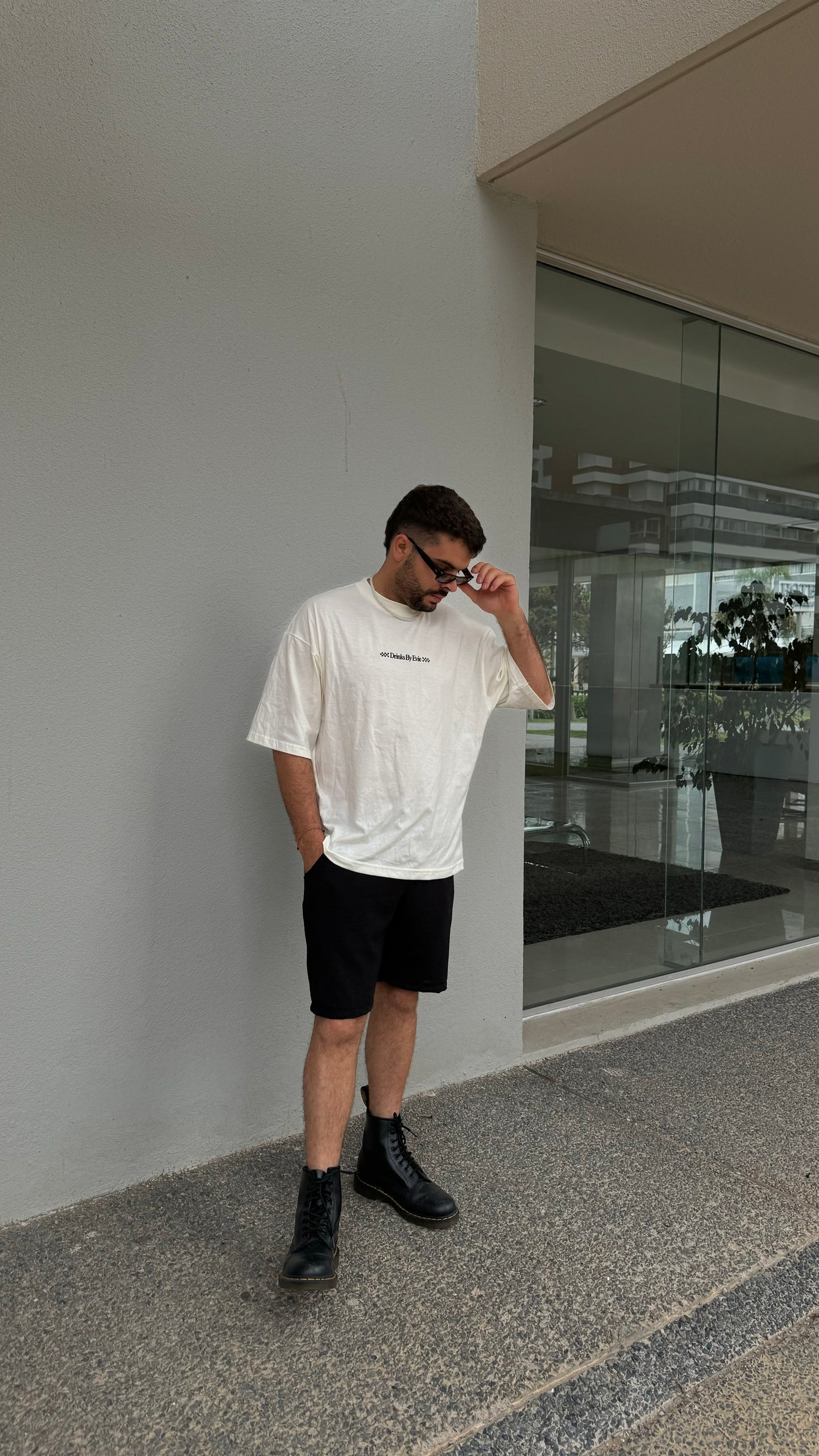 Remera drinks beige boxi 031