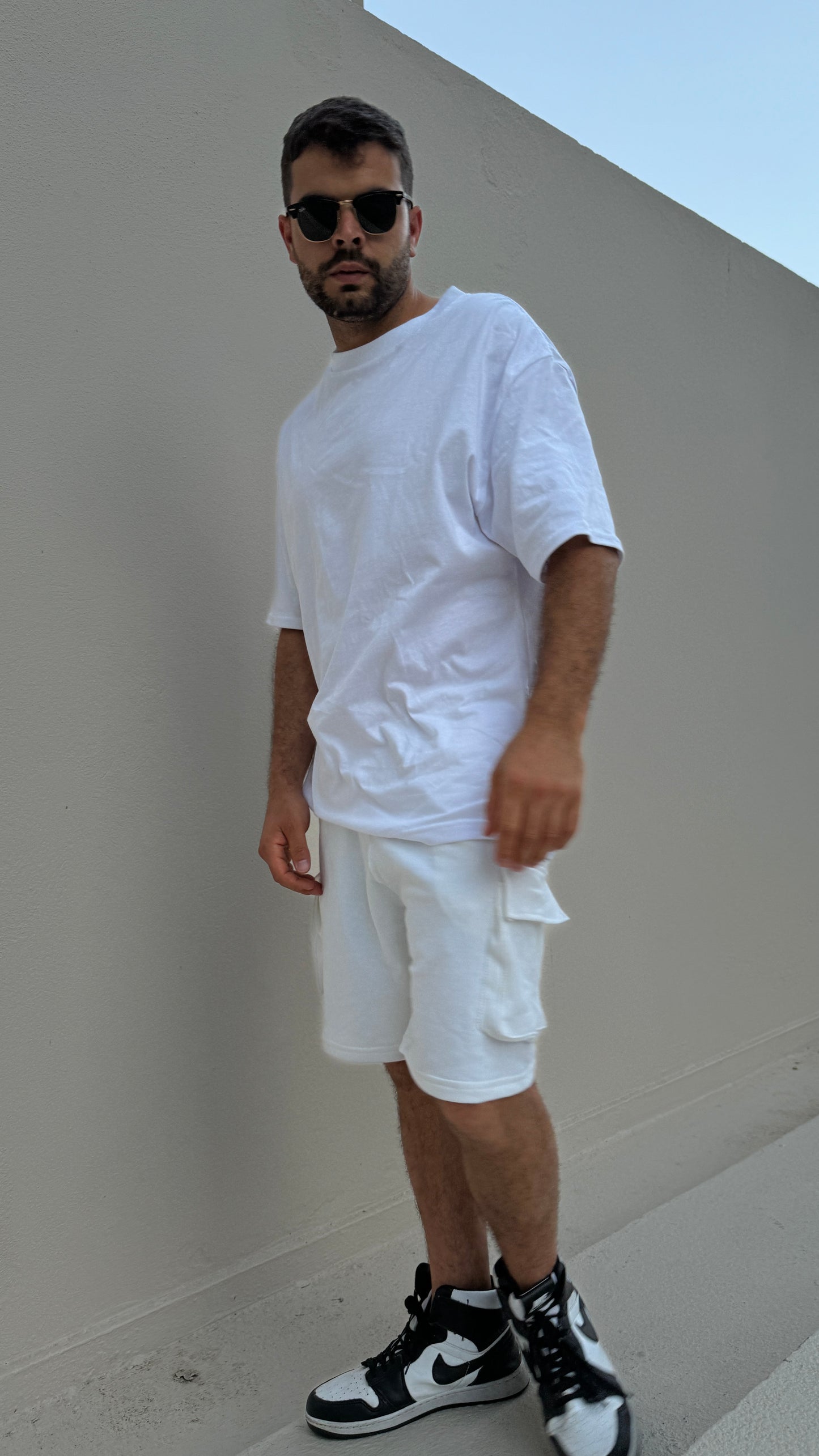 Bermuda pocket blanca