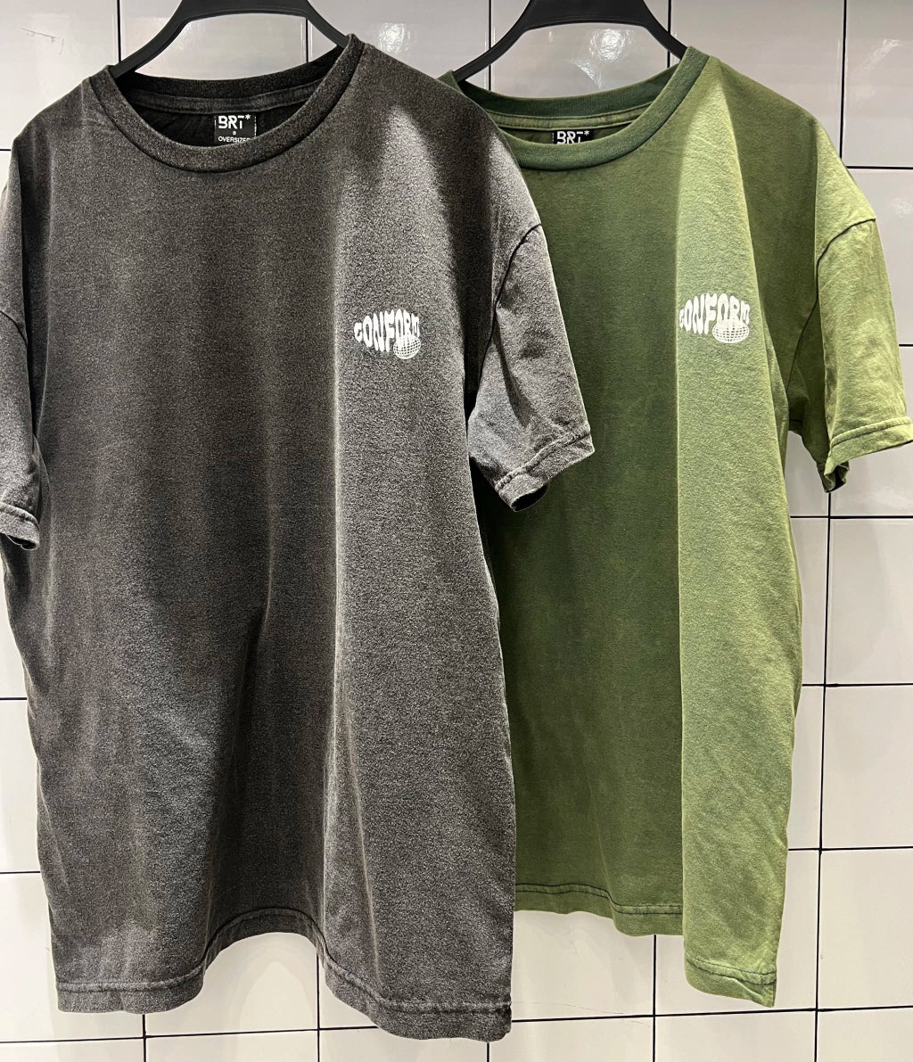 Remera Transform verde oversize