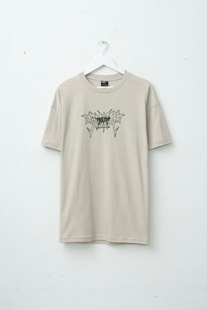 Remera over Custom beige