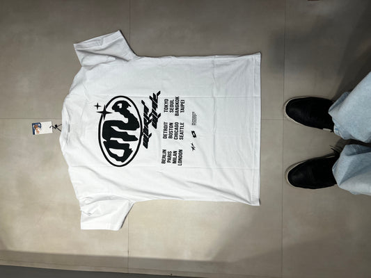 Remera Delayed over blanca 016